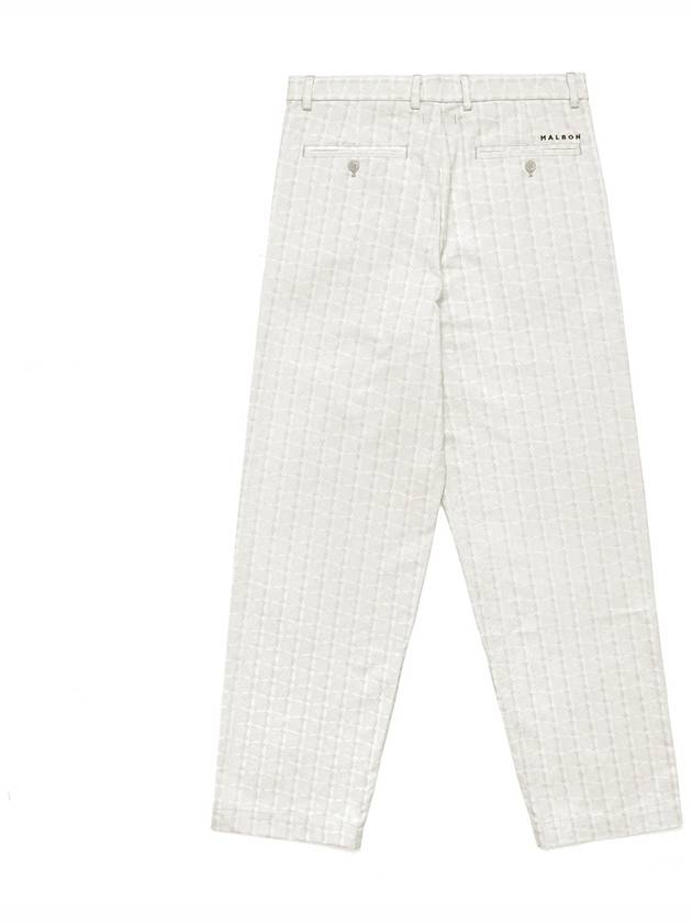 Paradise In Play Rattan Chino Pants CREAM - MALBON GOLF - BALAAN 2