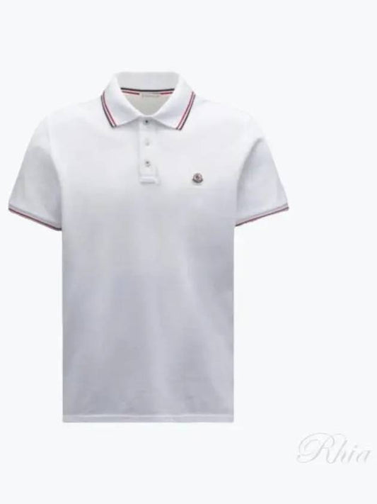 8A70300 84556 001 Logo Patch Polo Shirt - MONCLER - BALAAN 1