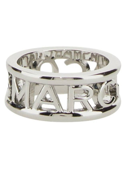 Logo Monogram Ring Silver - MARC JACOBS - BALAAN 2