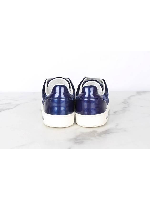 Monogram Velvet Sneakers Navy 35 220 - LOUIS VUITTON - BALAAN 3