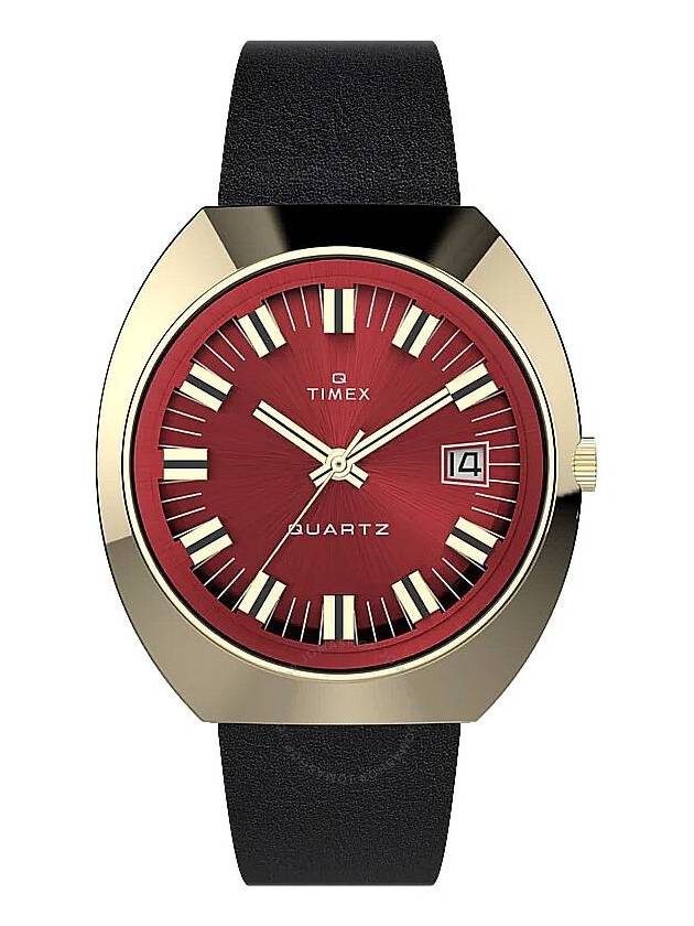 Timex Q 1972 Reissue Quartz Burgundy Dial Men's Watch TW2V25400 - TIMEX - BALAAN 1