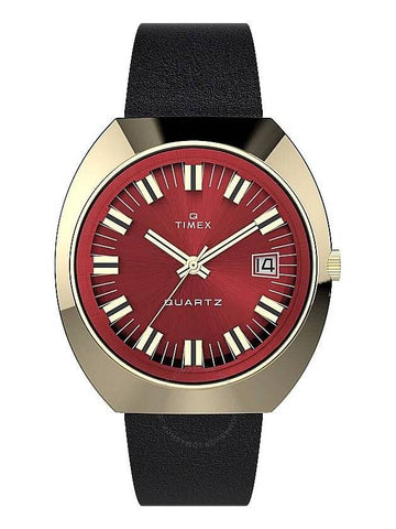 Timex Q 1972 Reissue Quartz Burgundy Dial Men's Watch TW2V25400 - TIMEX - BALAAN 1