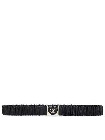 Black Gold CC Heart Belt AA8653 00008 - CHANEL - BALAAN 1