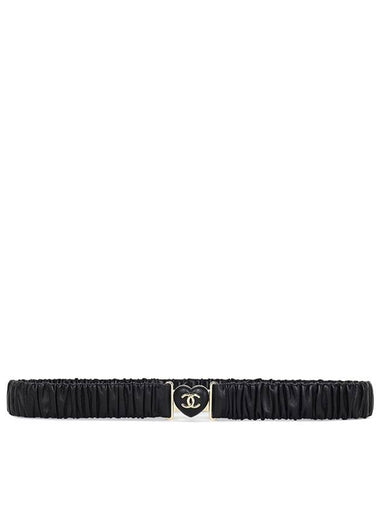 Black Gold CC Heart Belt AA8653 00008 - CHANEL - BALAAN 1