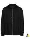 Silk Zip-Up Jacket Black - PRADA - BALAAN 2