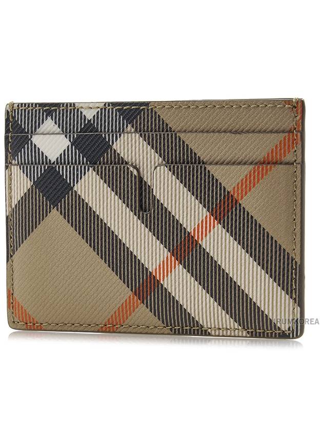 Check Card Case Wallet Beige - BURBERRY - BALAAN 3