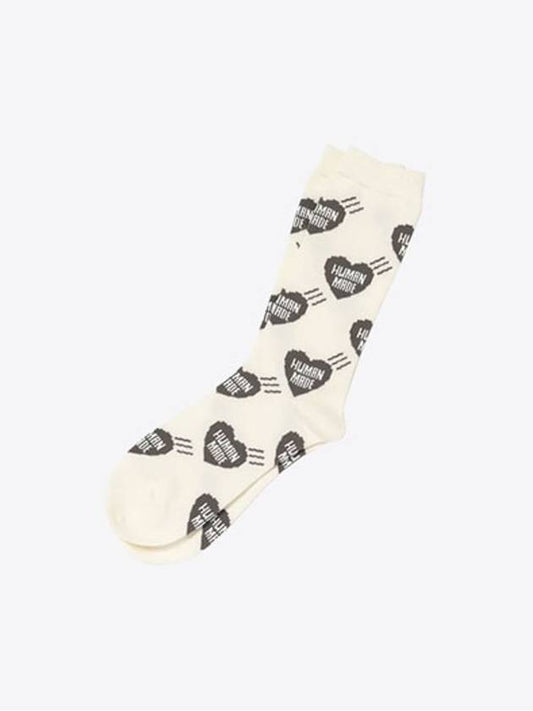 Heart socks gray HM28GD062 - HUMAN MADE - BALAAN 2