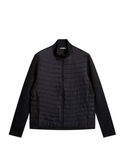 Men's Holden Quilt Hybrid Jacket Black - J.LINDEBERG - BALAAN 2