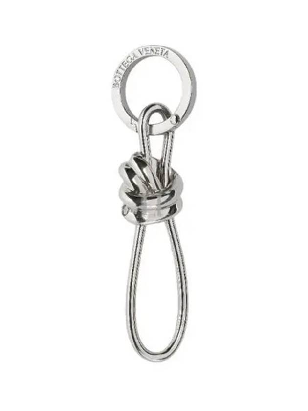 Andiamo Metal Key Holder Silver - BOTTEGA VENETA - BALAAN 2