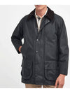 Men's Beaufort Wax Jacket Sage - BARBOUR - BALAAN 3