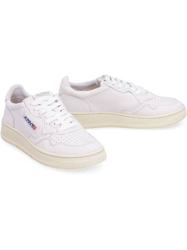 Medalist Goatskin Low Top Sneakers White - AUTRY - BALAAN 4