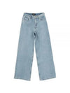 Elizabeth Wide Jeans Stone Washed Indigo - A.P.C. - BALAAN 2