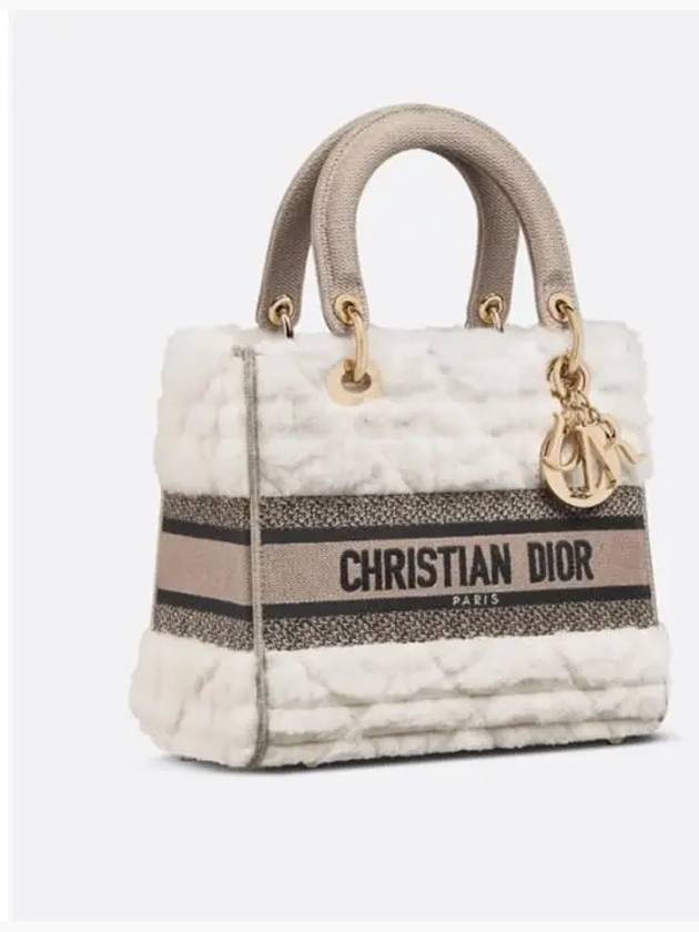 Medium Lady Light Tote Bag Ice - DIOR - BALAAN 4