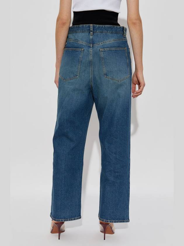 Alaïa High-waisted Jeans, Women's, Blue - ALAIA - BALAAN 4