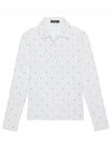 Women'S Star Print Long Sleeve Pk Shirt White - G/FORE - BALAAN 2