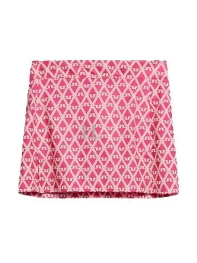 Amelie Print Mini Skirt Pink - J.LINDEBERG - BALAAN 2