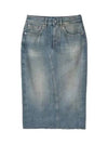 Denim A-Line Skirt Blue - MAISON MARGIELA - BALAAN 2