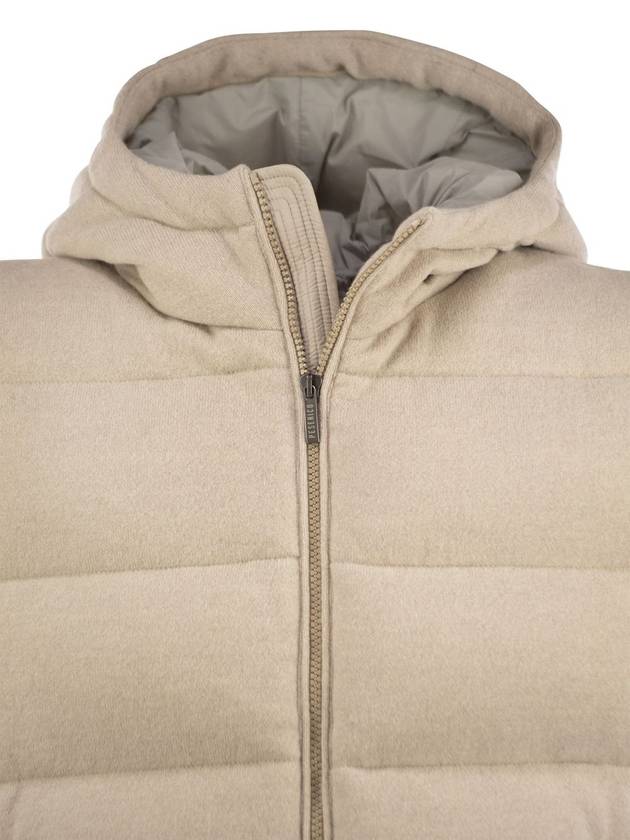 Goose down vest in wool and cashmere - PESERICO - BALAAN 4