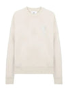 Big Heart Logo Sweatshirt White - AMI - BALAAN 2