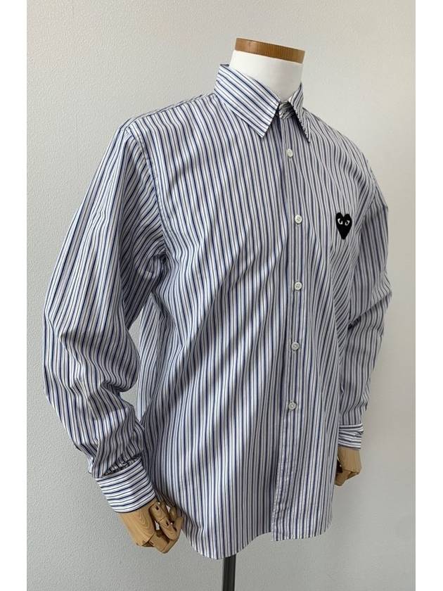 Men s Striped Shirt Black Wappen - COMME DES GARCONS - BALAAN 6