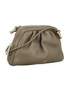 Ninon Small Drawstring Cross Bag Green Taupe - A.P.C. - BALAAN 1