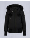 Orginal Debbie Shearling Bomber Jacket Black - MOOSE KNUCKLES - BALAAN 2