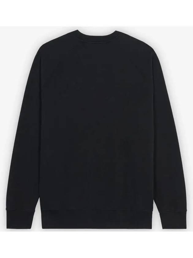 Monochrome Fox Head Patch Classic Sweatshirt Black - MAISON KITSUNE - BALAAN 3