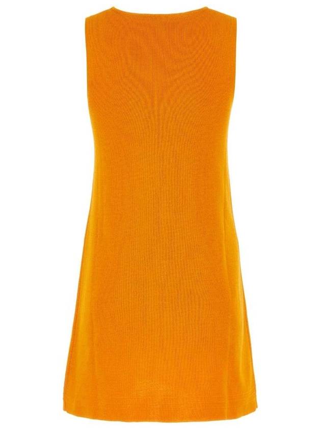 V-neck knit mini dress J02CT0328J15391 - JIL SANDER - BALAAN 3