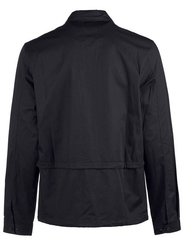 Metropolis Series Gabardine Pocket Long Sleeve Shirt Black - CP COMPANY - BALAAN 4