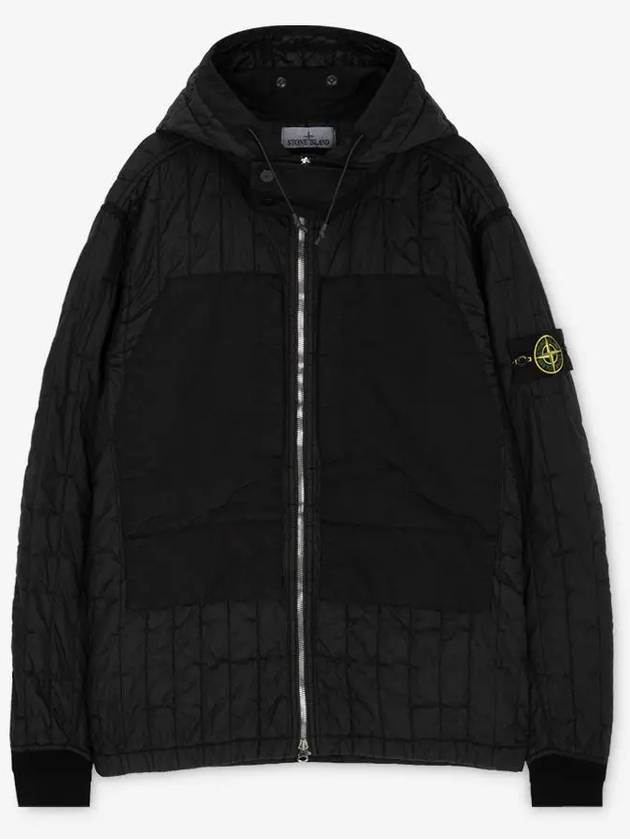 Stella Primaloft Quilted Nylon Zip-up Jacket Black - STONE ISLAND - BALAAN 3