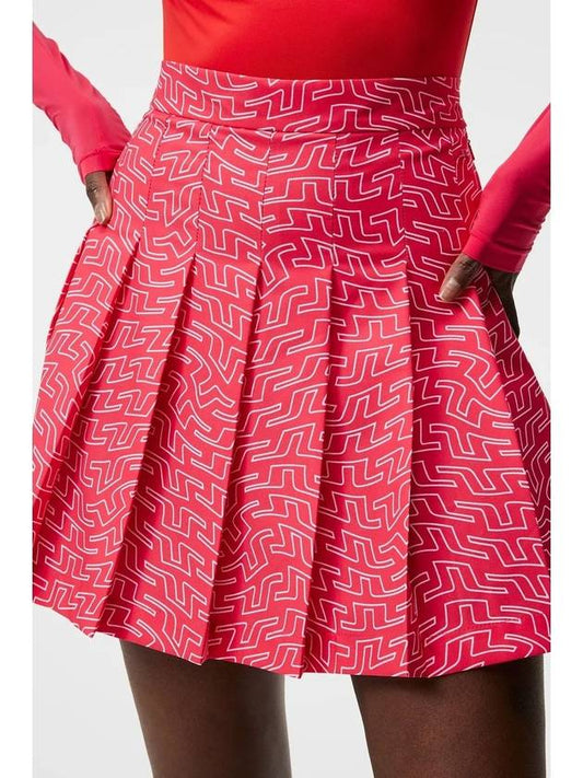 SS Adina Print Skirt Pink Bridge - J.LINDEBERG - BALAAN 2