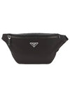 Logo Re-Nylon Fabric Belt Bag Black - PRADA - BALAAN 2