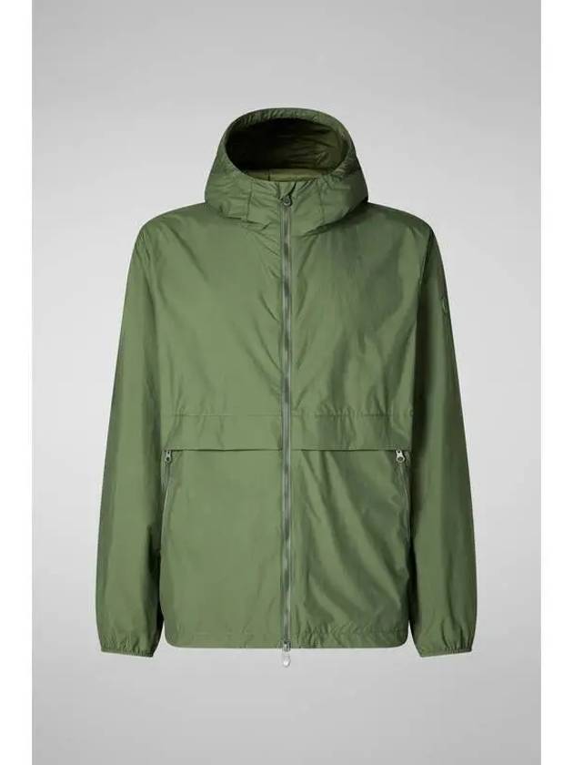 MEN JEX Nylon Hooded Jacket Green - SAVE THE DUCK - BALAAN 1