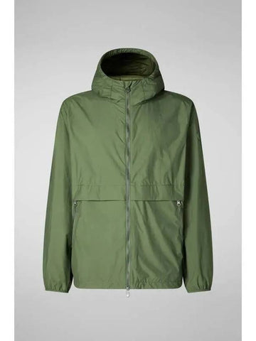 MEN JEX Nylon Hooded Jacket Green - SAVE THE DUCK - BALAAN 1