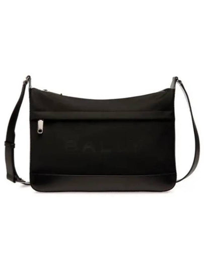 Logo Zip-Up Messenger Bag Black - BALLY - BALAAN 2