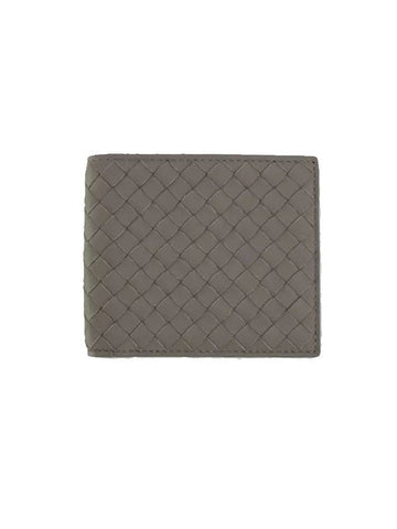 Intrecciato Half Wallet Grey - BOTTEGA VENETA - BALAAN 1