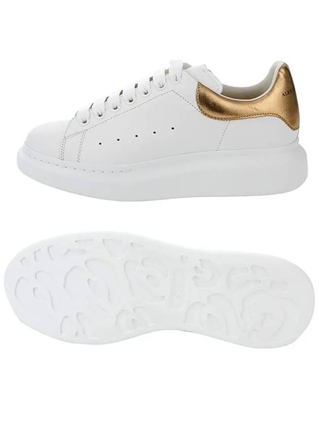 Oversole Gold Tab Low Top Sneakers White - ALEXANDER MCQUEEN - BALAAN 6