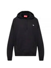 S Rob Doval PJ Oval D Patch Hoodie Black - DIESEL - BALAAN 2