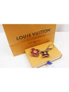 Red flower bag charm key holder - LOUIS VUITTON - BALAAN 5