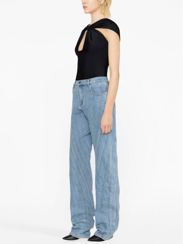 MUGLER Trousers Blue - MUGLER - BALAAN 3