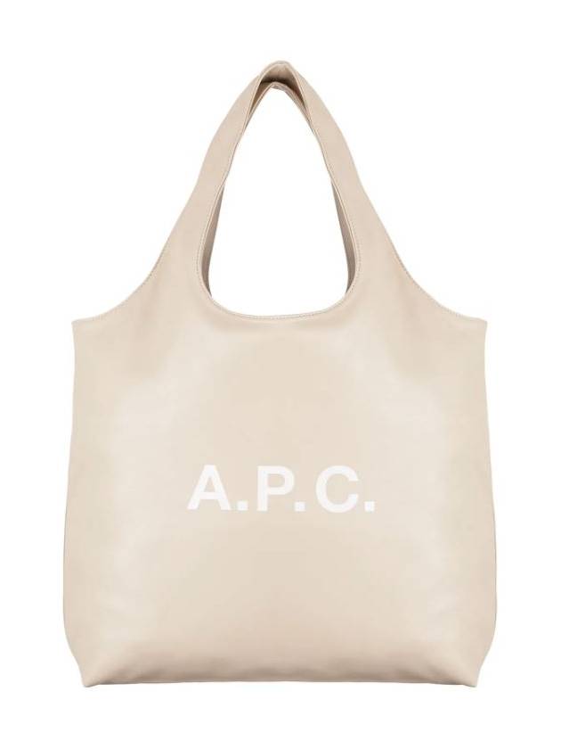 Ninon Logo Print Tote Bag Cream - A.P.C. - BALAAN 3