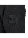 Shadow Knit Half Zipper Hoodie Navy - STONE ISLAND - BALAAN 6