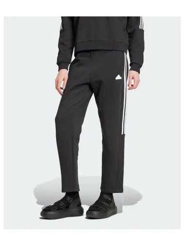 Tiro Cut 3 Striped Fleece Jogger Track Pants Black - ADIDAS - BALAAN 1