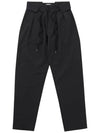 two-tuck nylon baggy straight pants black - AJOBYAJO - BALAAN 2