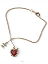 CC logo heart pendant gold bracelet 32053 - CHANEL - BALAAN 1