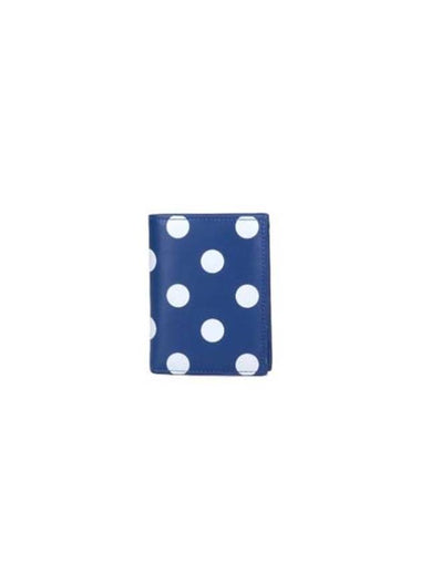 Polka dot leather half wallet SA0641PD - COMME DES GARCONS - BALAAN 1