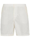 Comfort Fit Swim Shorts White - STONE ISLAND - BALAAN 5