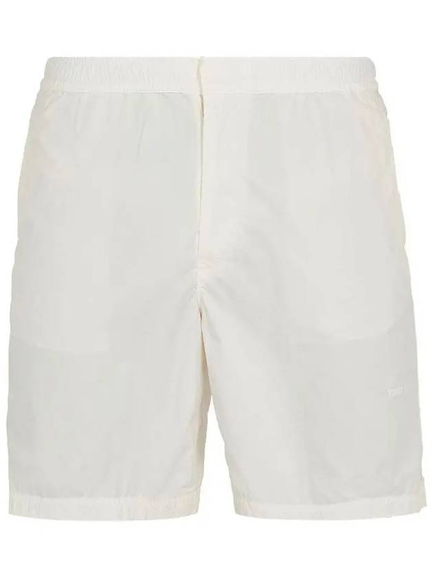 Comfort Fit Swim Shorts White - STONE ISLAND - BALAAN 5