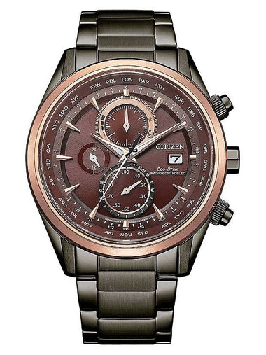 Citizen Perpetual Chronograph Red Dial Men's Watch AT8267-86X - CITIZEN - BALAAN 1