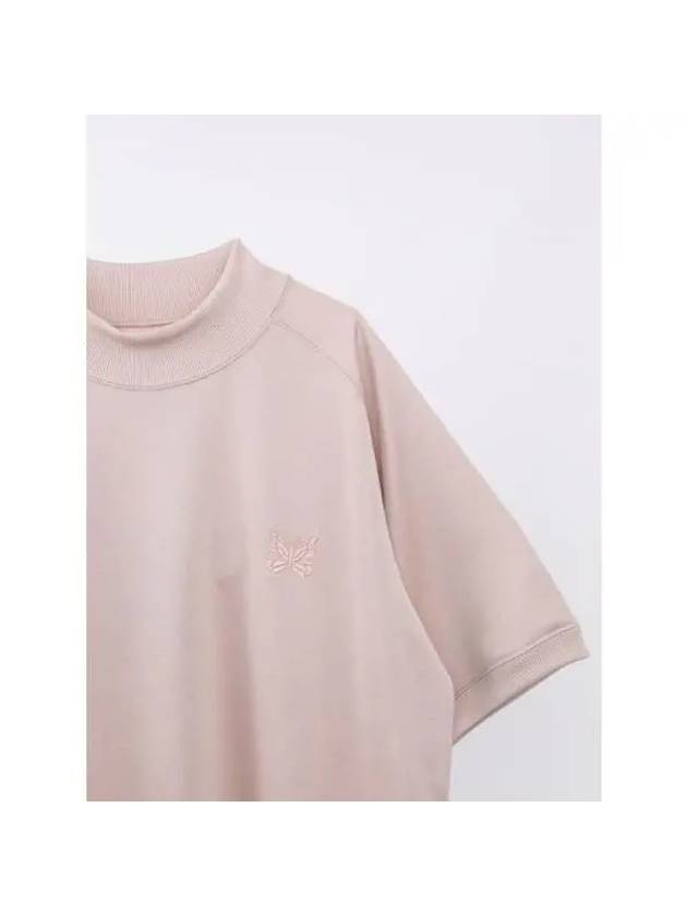 Logo detail high neck t shirt MR306 OLD ROSE - NEEDLES - BALAAN 3